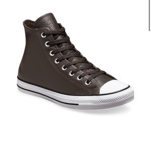 Leather converse 7.5